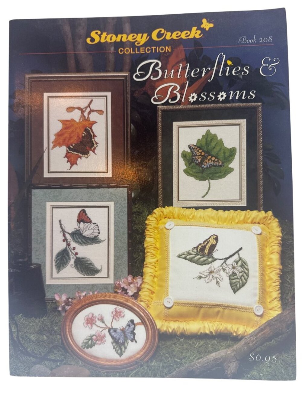 Stoney Creek Collection Butterflies Blossoms Book 208 Cross Stitch Patterns 1998